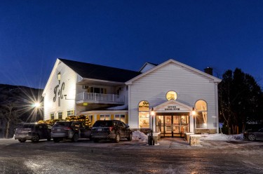 Hotel facility shots of Town & Country Inn and Resort in Shelburne, NH